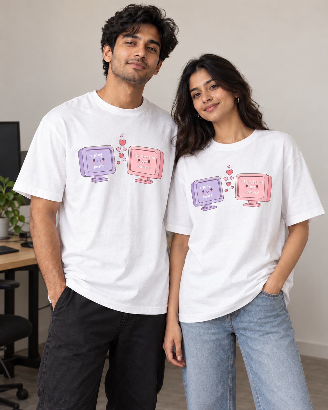 Monitors in Love - White